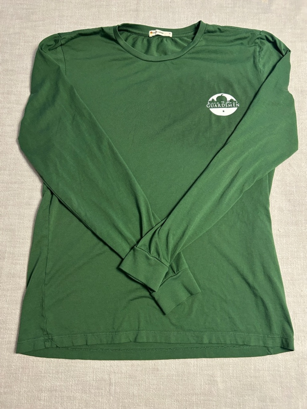 Marine Layer Long Sleeve Tee in Forest Green (Guardsman)